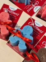 Christmas Cookie Candle with Christmas Card