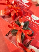 Christmas Star Candle with Christmas Card - Image 2