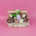 Candle Flower Basket – 8×4 inch